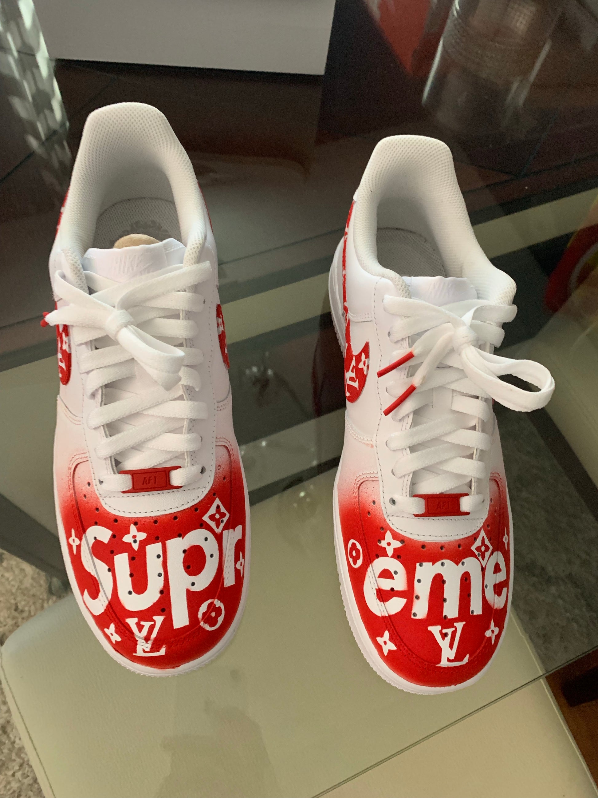 lv supreme drip sneakers